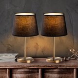 Opviq Set Stonih lampi 5104, 21x21x39 cm, IP20, 2 komada, Srebrno-crna boje | ePonuda.com