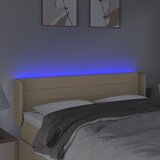  LED uzglavlje krem 147x16x78/88 cm od tkanine | Eponuda.ba