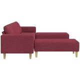  Set sofe 3 pcs boja crnog vina tkanina | shoptok.hr