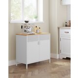  Komoda FIRA 80x40 cm bela/hrast | Eponuda.com