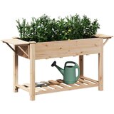  Vrtni saksija s policama 155x59x76 cm Odgovarajući drvo | shoptok.hr