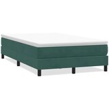 Box spring postelja brez vzmetnico temno zelena 120x210cm žamet, (21790911) | Shoptok.si