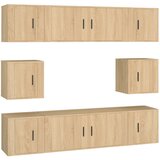  8-dijelni set TV ormarića boja hrasta sonome konstruirano drvo Smeđa | shoptok.hr