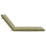  Jastučić za ležaljku GEMERT 100% poliester Svijetlo zelena - Svijetlo zelena 190 x 70 x 9 cm Melange | shoptok.hr