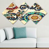 Wallity slika 4MDF6383098, 60x115 cm, 4 dela | ePonuda.com