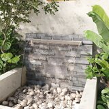  Pravokutna fontana s vodopadom za bazen nehrđajući čelik 110 cm | shoptok.hr