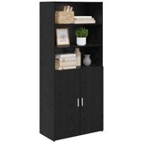  Highboard Crni hrast 80 x 42,5 x 185 cm Konstruirano drvo | shoptok.hr
