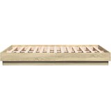 Okvir za krevet boja hrasta 120x190 cm od konstruiranog drva Smeđa 120 x 190 cm | shoptok.hr
