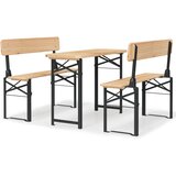  3-dijelni sklopivi set pivskog stola od masivne jelovine | Eponuda.ba