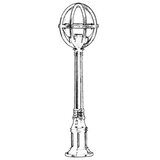 Opviq Vanjska lampa BSU-68080-BSY-M3-B, 95 cm, Podna, IP65, E27, 60W, Crna | Eponuda.ba