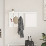  Vješalica za kapute na zidu s policom Bijelo 85 x 10 x 45 cm | shoptok.hr