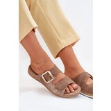 Inblu Womens Sandals With Buckle And Velcro Brown | ePonuda.com
