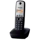  KX-TG1911FXG Panasonic telefon crni. 1,25" LCD ekran, Tel. imenik 50 brojeva, prikaz pozivnog broja na čekanju. Mute. | Eponuda.ba