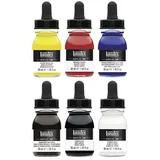 LIQUITEX Professional Set tinte za crtanje (Razvrstano po boji, 6 Kom. x 30 ml, Boca)
