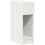 vidaXL Nočna omarica z predalom bela 20x36x60 cm | Shoptok.si