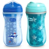 Chicco čaša 12m+, active cup, plava