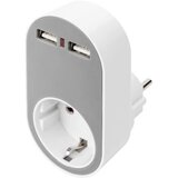 Digitus DA-70617 adapter utičnica Izlazna struja maks. 2400 mA 2 x USB, sigurnosna utičnica | Eponuda.ba