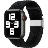 Techsuit Kvalitetna Narukvica za Apple Watch 1 / 2 / 3 / 4 / 5 / 6 / 7 / 8 / 9 / SE / SE 2 / Ultra / Ultra 2 - (42 / 44 / 45 / 49mm) - Crna Cijene