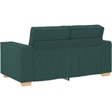  Dvodijelni set sofa s jastucima, tamnozelena tkanina | Eponuda.com