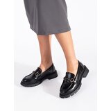 Shelvt Elegant black women's loafers Cijene
