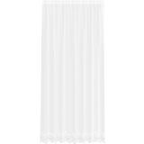 vidaXL Čipkasta zavjesa sa zavjesama Cvjetni Bijela 200 x 280 cm Poliester | shoptok.hr