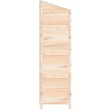  Vrtno spremište 55 x 52 x 174,5 cm od masivne jelovine | shoptok.hr