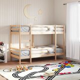 Krevet na kat 90 x 200 cm od masivne borovine | shoptok.hr