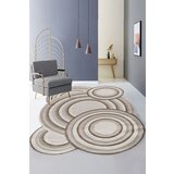 Conceptum Hypnose tepih Amorf-Ar002, okrugli, 200x290 cm, krem-bež | ePonuda.com