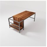Hanah home stočić za dnevnu sobu modern L762 walnut coffee table | ePonuda.com