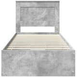  Okvir za krevet s ladicama Betonski sivi 90 x 200 cm - Beton siva 90 x 200 cm | shoptok.hr