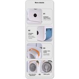 Venisymlis Beli Ventilator Za Hlajenje Zraka, Prenosna Klimatska Naprava, Nizkošumni Namizni Ventilator, (22070372) | Shoptok.si