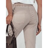 DStreet Women's cargo pants LOVE TREND beige | shoptok.hr
