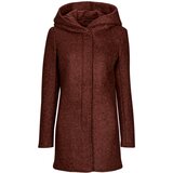 Only onlsedona boucle wool coat otw noos red Cijene