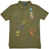 Polo majice kratki rokavi SSKCM2-KNIT SHIRTS-POLO SHIRT Kaki