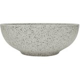 Nadgradni umivaonik sivi okrugli Φ 41 x 14 cm keramički | shoptok.hr