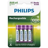 Philips punjive baterije AAA,4 komada, 1000 mAh R03B4RTU10/10 | shoptok.hr