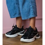 D/CEO marka niezdefiniowana Black sports sneakers on a thick sole Lirana | Shoptok.si