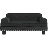  Dječja fotelja crna 70 x 45 x 30 cm baršunasta | shoptok.hr