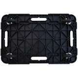  Transportna kolica 3 kom crna 58 x 38 x 12 cm polipropilenska Slike