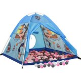  Dječji šator za igru s 250 loptica plavi 120 x 120 x 90 cm | shoptok.hr