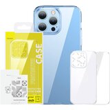 Baseus SUPERCERAMIC PROTECTIVE SET PROZORNO STEKLENO OHIŠJE IN KALJENO STEKLO ZA IPHONE 14 PLUS, (5000019150) | Shoptok.si