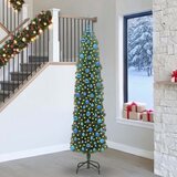  Umjetno božićno drvce Zelena 240 cm PVC i čelik i plastika | shoptok.hr