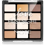 Note Cosmetique Love At First Sight paleta sjenila za oči 201 Daily Routine