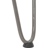  Noge s ukosnicama za stolić za kavu 4 kom. Prirodni čelik 42 cm Puni čelik | shoptok.hr