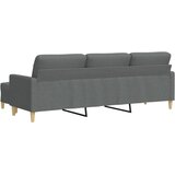  Trosjed s tabureom tamnosivi 210 cm od tkanine | Eponuda.ba