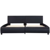  Okvir za krevet od umjetne kože s LED svjetlom crni 160x200 cm | shoptok.hr