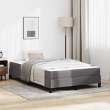  Krevetna konstrukcija s madracem Siva 120 x 190 cm tkanina | shoptok.hr