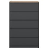 Tvilum Temno siva komoda 77x121x50 cm Naia – | Shoptok.si