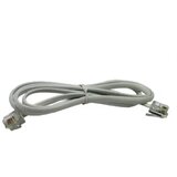 Cabletech telefonski kabel , ploščati, 3 m, bel Cene