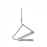 Canyon Laptop stands with hub, TYPE C F to HDMI2.0+2USB3.0+USBC3.0+RJ45+PD, TYEP C TO C cable 1m white with Emarker: HUSB332A, Material: Aluminum case+ABS+PS, Size: 245x240x27.2+/-0.3mm, Weight:1304g CNS-SDS2 | Eponuda.com